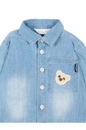 camicia con applicazione PALM ANGELS KIDS | PBDX002S26DEN001050
